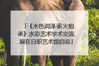 《水色润泽·薪火相承》水彩艺术学术交流展在日职艺术馆启幕