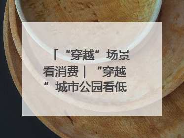 “穿越”场景看消费｜“穿越”城市公园看低空消费新场景