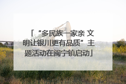 “多民族一家亲 文明让银川更有品质”主题活动在闽宁镇启动