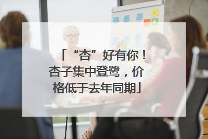“杏”好有你！杏子集中登鹭，价格低于去年同期
