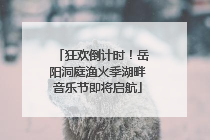 狂欢倒计时！岳阳洞庭渔火季湖畔音乐节即将启航