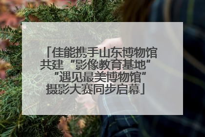 佳能携手山东博物馆共建“影像教育基地” “遇见最美博物馆”摄影大赛同步启幕