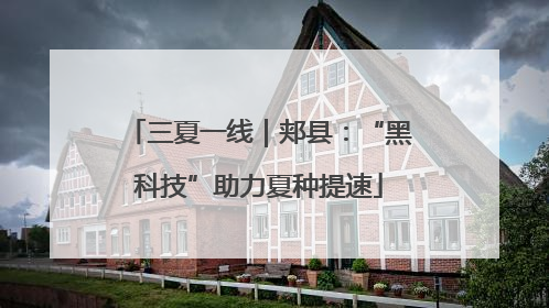 三夏一线｜郏县：“黑科技”助力夏种提速