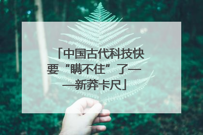 中国古代科技快要“瞒不住”了——新莽卡尺