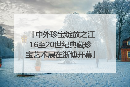 中外珍宝绽放之江 16至20世纪典藏珍宝艺术展在浙博开幕