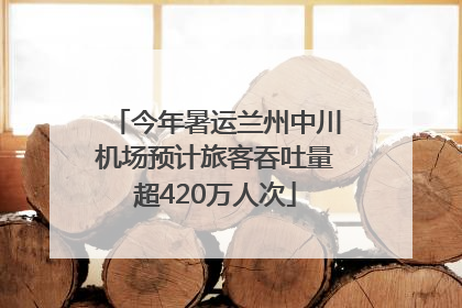 今年暑运兰州中川机场预计旅客吞吐量超420万人次