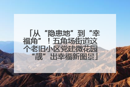 从“隐患地”到“幸福角”！五角场街道这个老旧小区党建微花园“靓”出幸福新图景