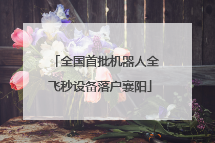 全国首批机器人全飞秒设备落户襄阳