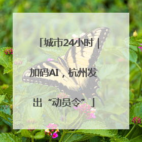 城市24小时｜加码AI，杭州发出“动员令”
