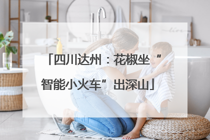 四川达州：花椒坐“智能小火车”出深山