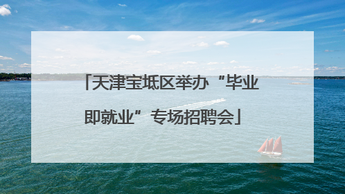 天津宝坻区举办“毕业即就业”专场招聘会