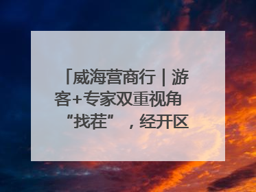 威海营商行｜游客+专家双重视角“找茬”，经开区文旅市场开展暑期前“体检”