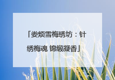 娄烦雪梅绣坊：针绣梅魂 锦缎凝香