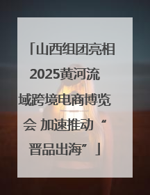 山西组团亮相2025黄河流域跨境电商博览会 加速推动“晋品出海”