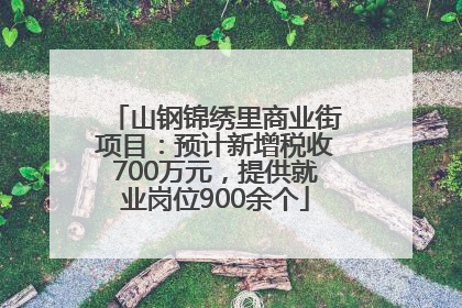 山钢锦绣里商业街项目：预计新增税收700万元，提供就业岗位900余个