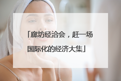 廊坊经洽会，赶一场国际化的经济大集