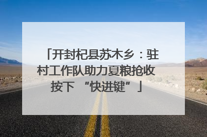 开封杞县苏木乡：驻村工作队助力夏粮抢收按下 “快进键”