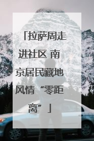 拉萨周走进社区 南京居民藏地风情“零距离”