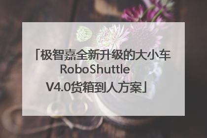 极智嘉全新升级的大小车RoboShuttle V4.0货箱到人方案