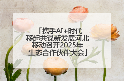 携手AI+时代 移起共谋新发展河北移动召开2025年生态合作伙伴大会