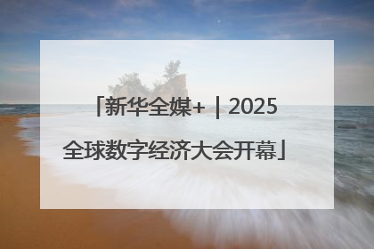 新华全媒+｜2025全球数字经济大会开幕