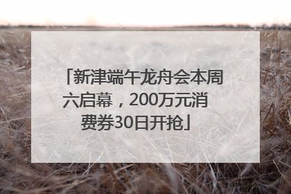 新津端午龙舟会本周六启幕，200万元消费券30日开抢