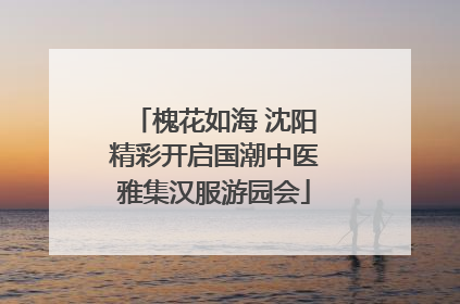 槐花如海 沈阳精彩开启国潮中医雅集汉服游园会