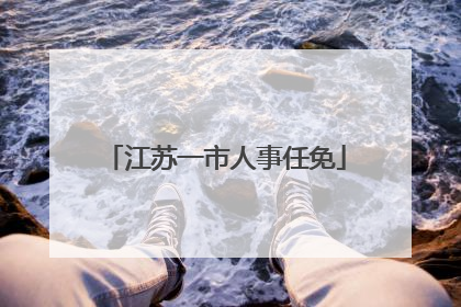 江苏一市人事任免