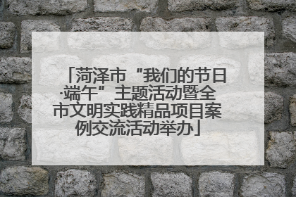 菏泽市“我们的节日·端午”主题活动暨全市文明实践精品项目案例交流活动举办
