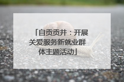 自贡贡井：开展关爱服务新就业群体主题活动