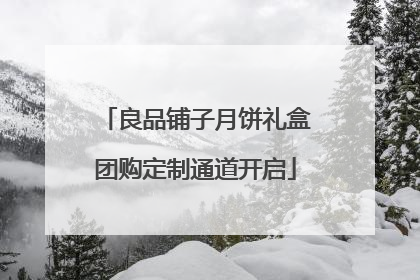 良品铺子月饼礼盒团购定制通道开启