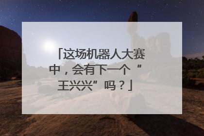这场机器人大赛中，会有下一个“王兴兴”吗？