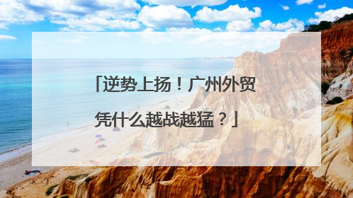 逆势上扬！广州外贸凭什么越战越猛？