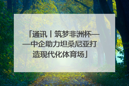 通讯丨筑梦非洲杯——中企助力坦桑尼亚打造现代化体育场
