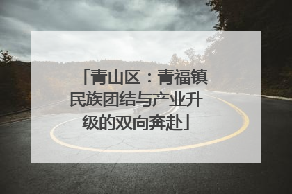 青山区：青福镇民族团结与产业升级的双向奔赴