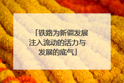 铁路为新疆发展注入流动的活力与发展的底气