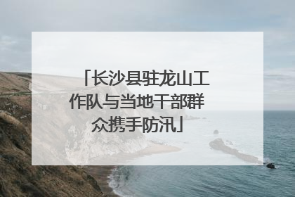 长沙县驻龙山工作队与当地干部群众携手防汛