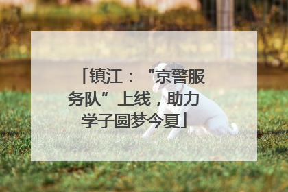 镇江：“京警服务队”上线，助力学子圆梦今夏