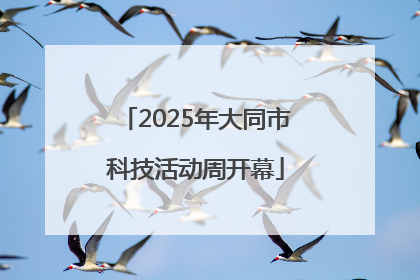 2025年大同市科技活动周开幕
