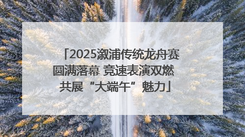 2025溆浦传统龙舟赛圆满落幕 竞速表演双燃 共展“大端午”魅力