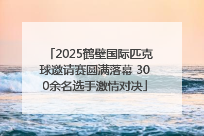 2025鹤壁国际匹克球邀请赛圆满落幕 300余名选手激情对决