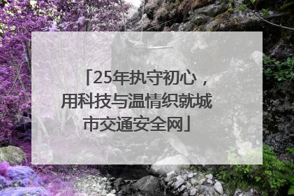 25年执守初心，用科技与温情织就城市交通安全网