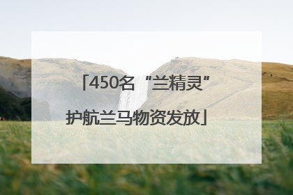450名“兰精灵”护航兰马物资发放
