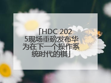 HDC 2025现场重磅发布华为在下一个操作系统时代的棋
