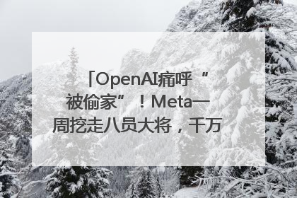 OpenAI痛呼“被偷家”！Meta一周挖走八员大将，千万美元薪酬战开打